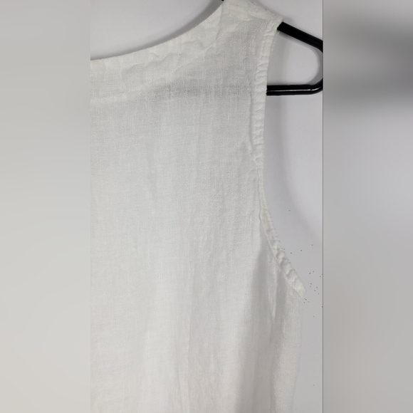 Valentina Naldi Linen Top #653 Size S - Picture 6 of 10